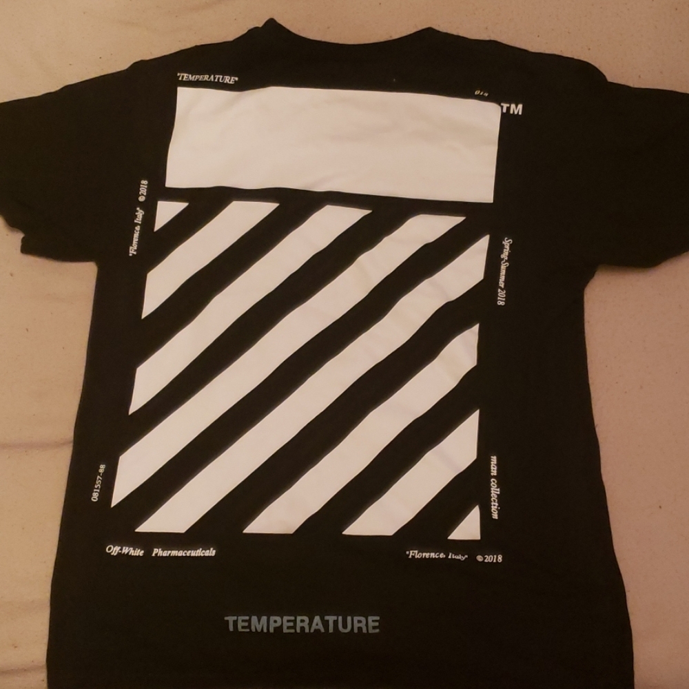 OFF-WHITE temperature shirt